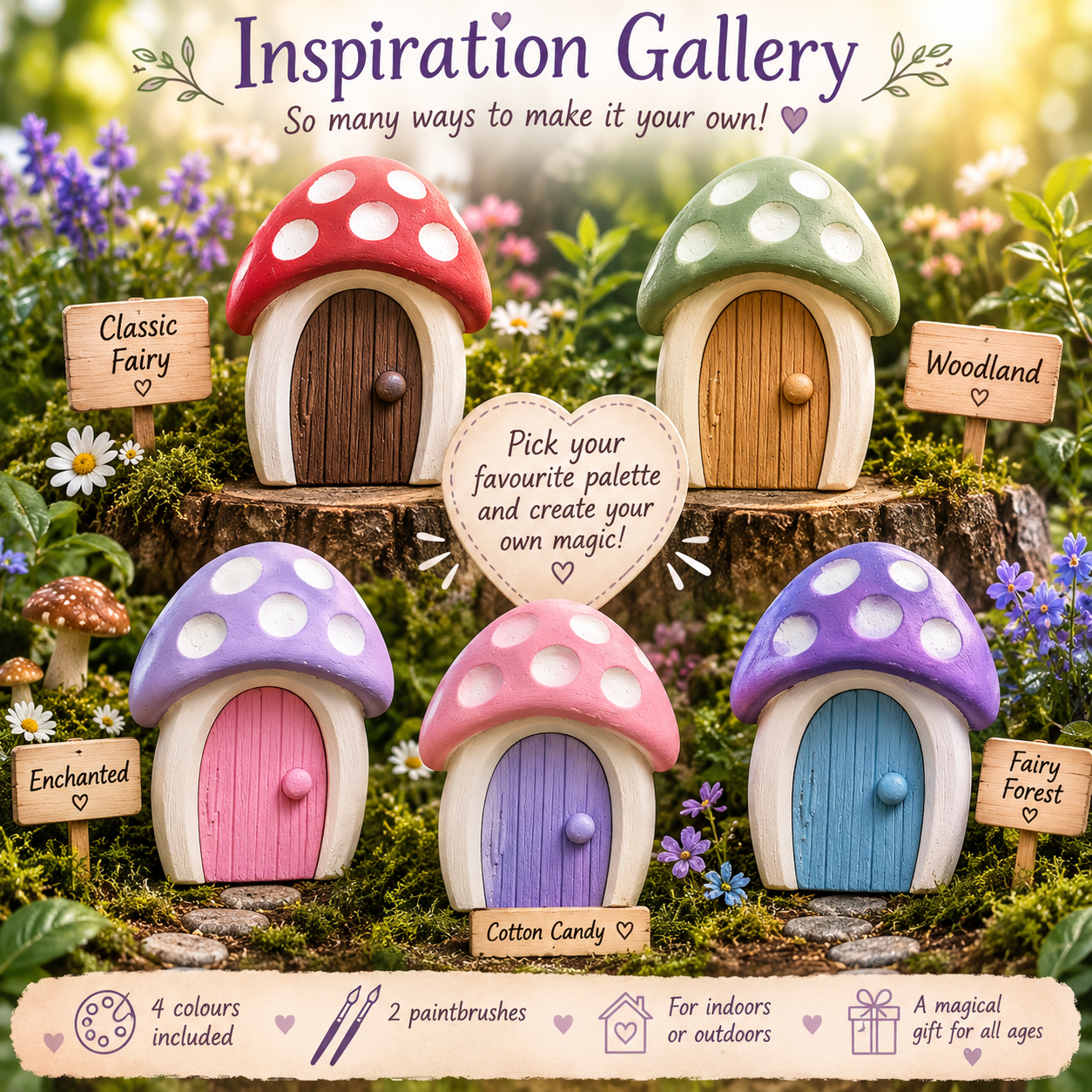 Paint your own Fairy Door Kit