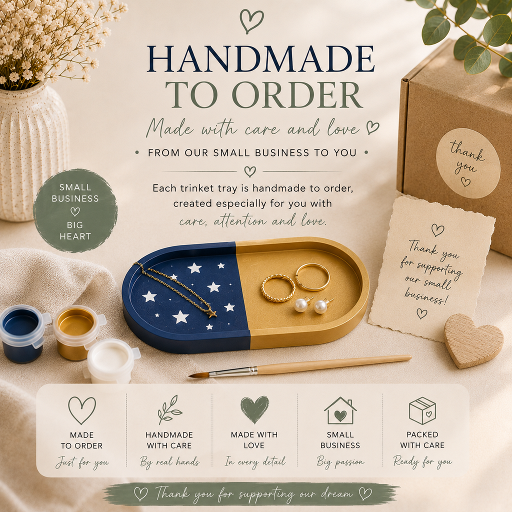 Paint Your Own Trinket Tray Craft Kit