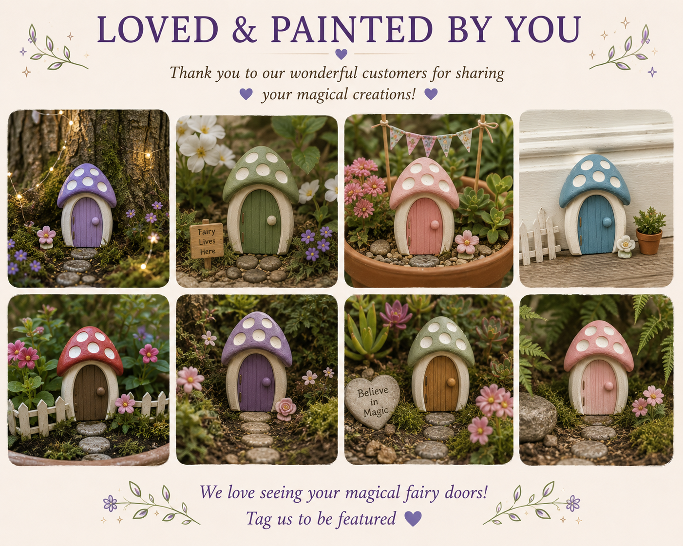 Paint your own Fairy Door Kit