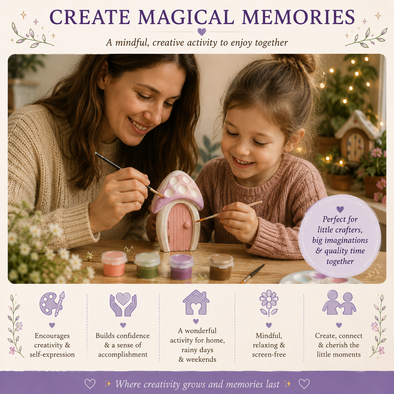 Paint your own Fairy Door Kit