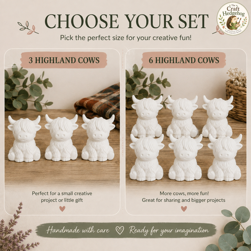 Paint Your Own Highland Cows