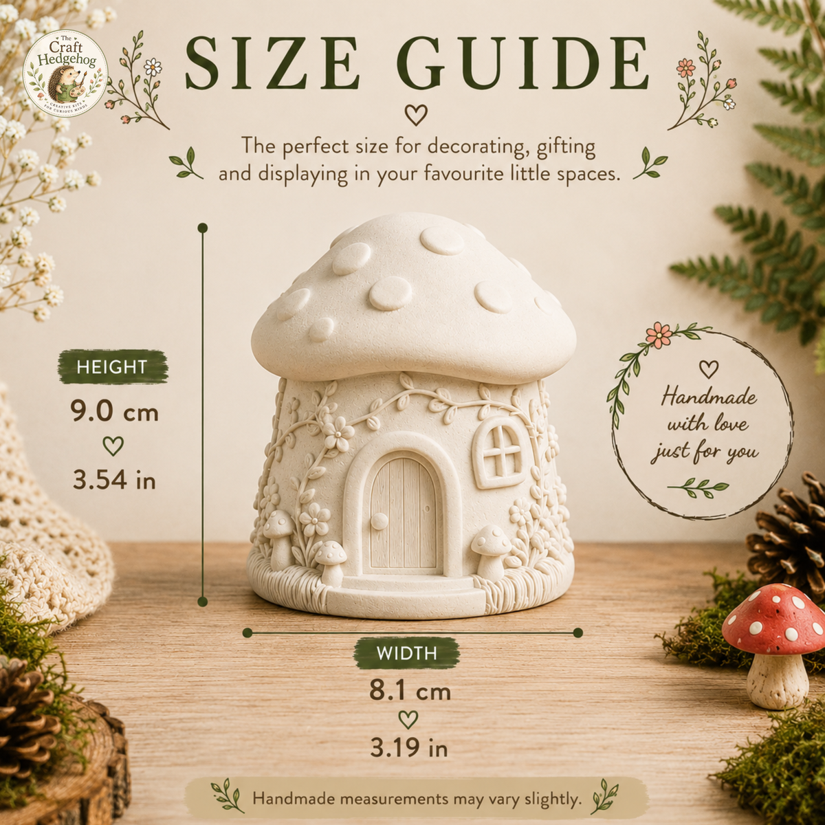 Paint Your Own Mushroom House Craft Kit